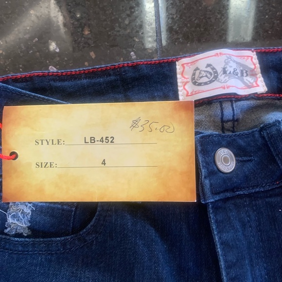 Lucky and Blessed (L&B) Classic Blue Denim Jeans - NWT - Picture 3 of 5